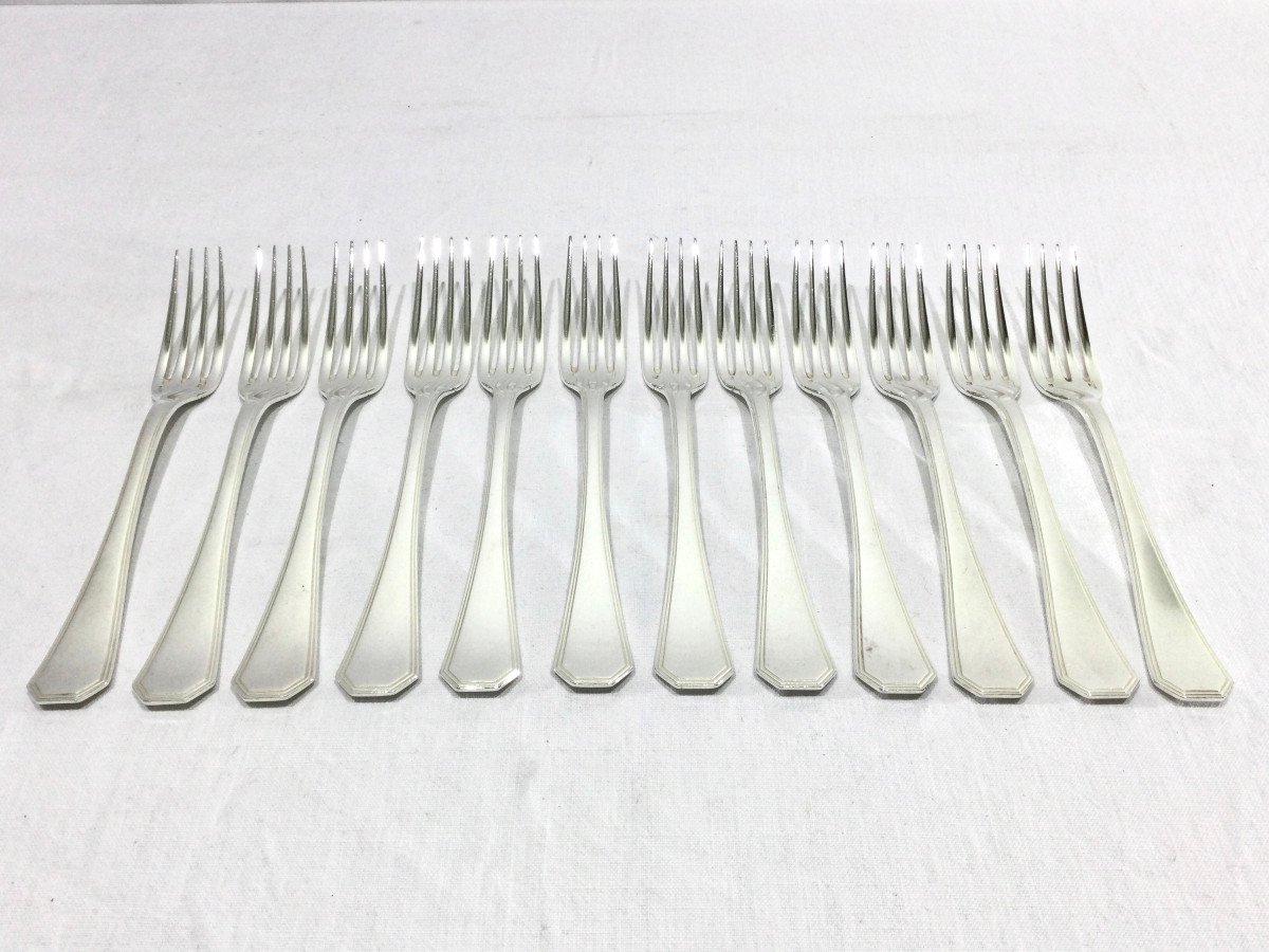 Christofle – 61 Piece Cutlery Set América Model -photo-1