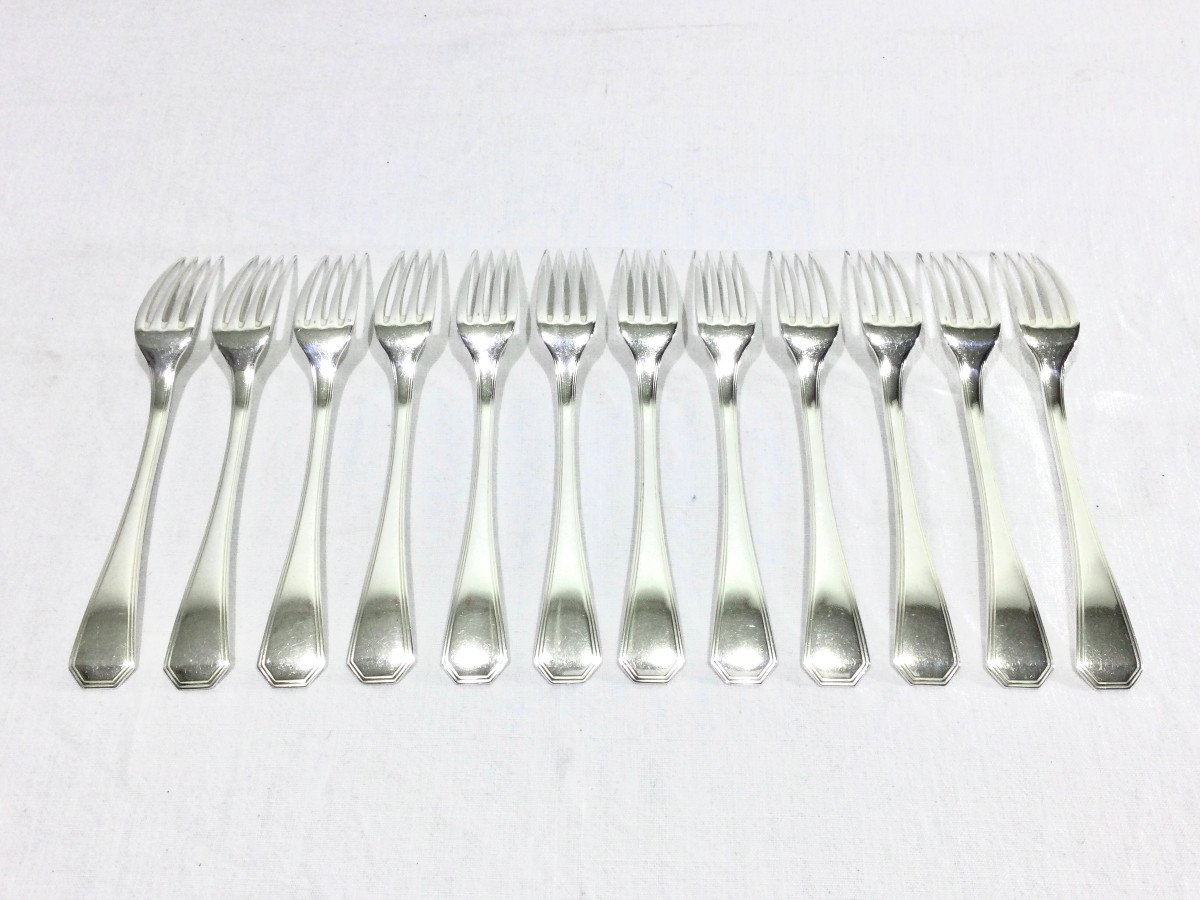 Christofle – 61 Piece Cutlery Set América Model -photo-2