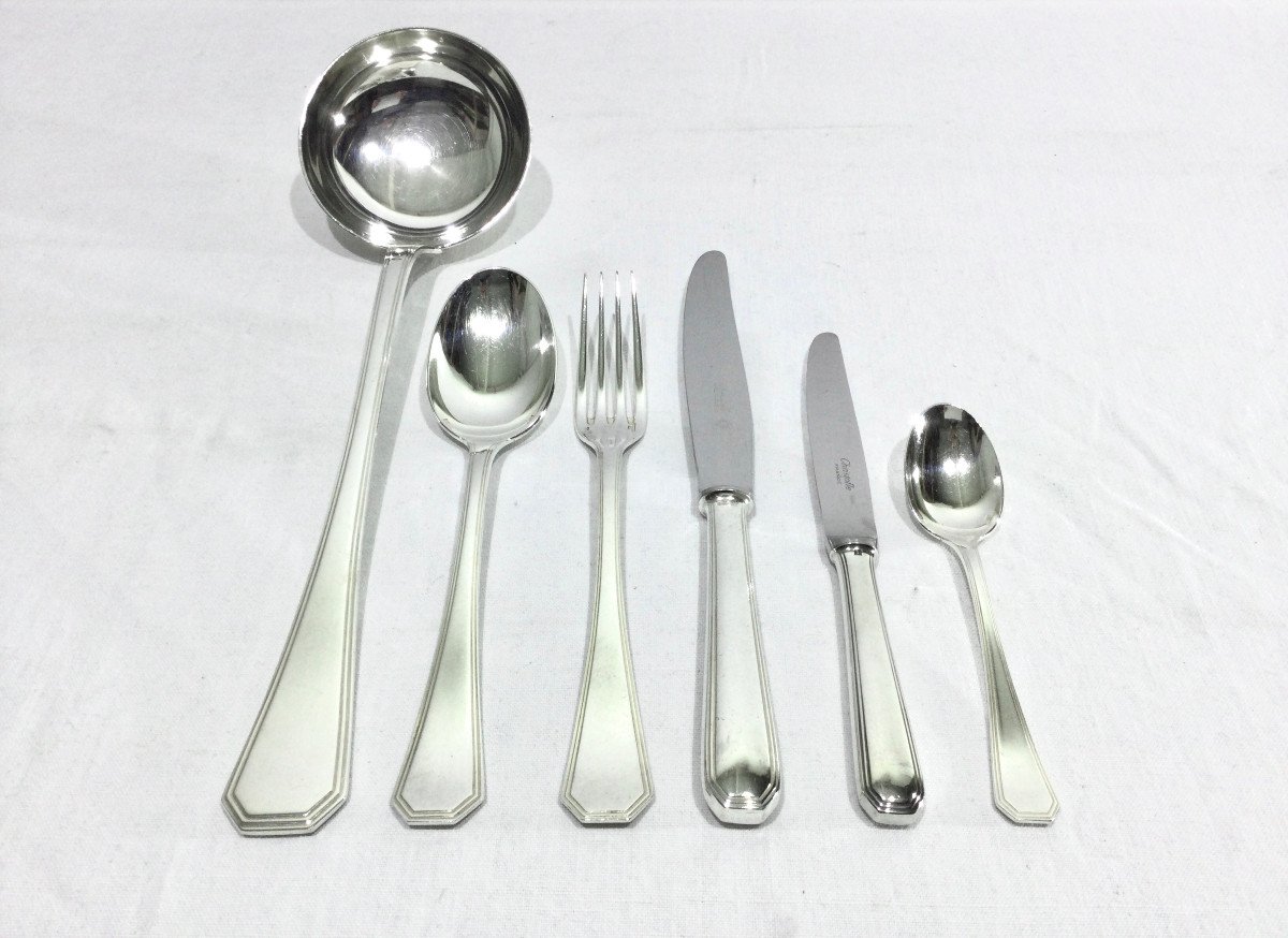 Christofle – 61 Piece Cutlery Set América Model 