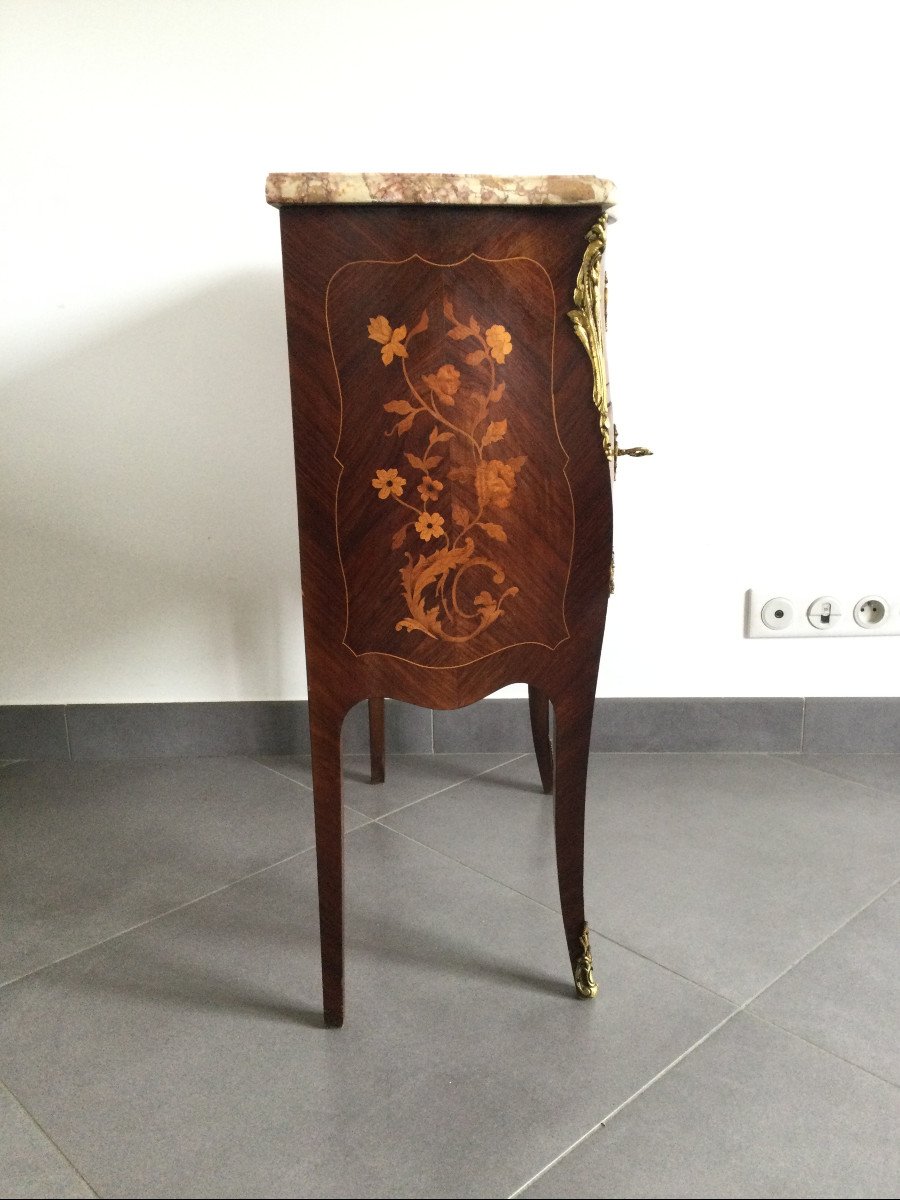 Petite Commode Sauteuse Louis XV -photo-8