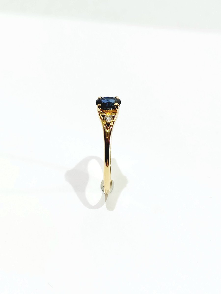 Sapphire Gold Ring -photo-6