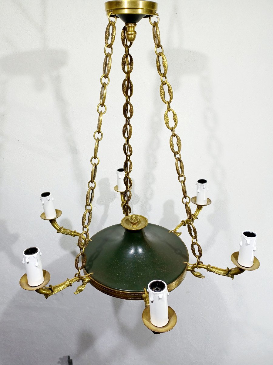 6-light Empire Chandelier	-photo-4