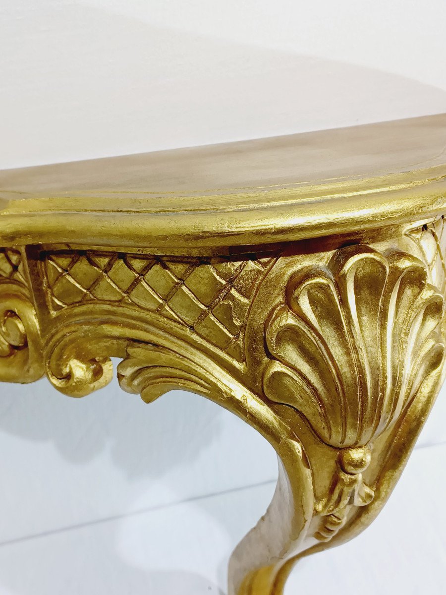 Louis XIV Style Golden Console-photo-1