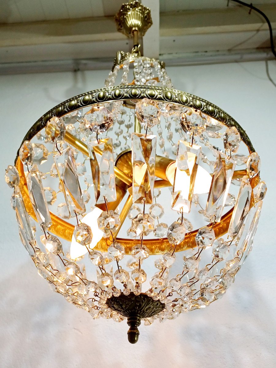 2-light Hot Air Balloon Chandelier-photo-3