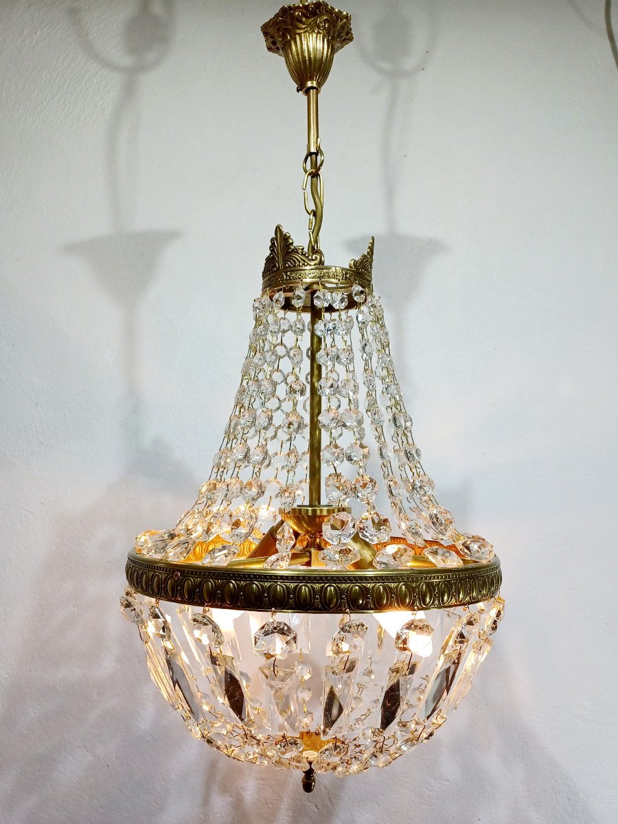 2-light Hot Air Balloon Chandelier