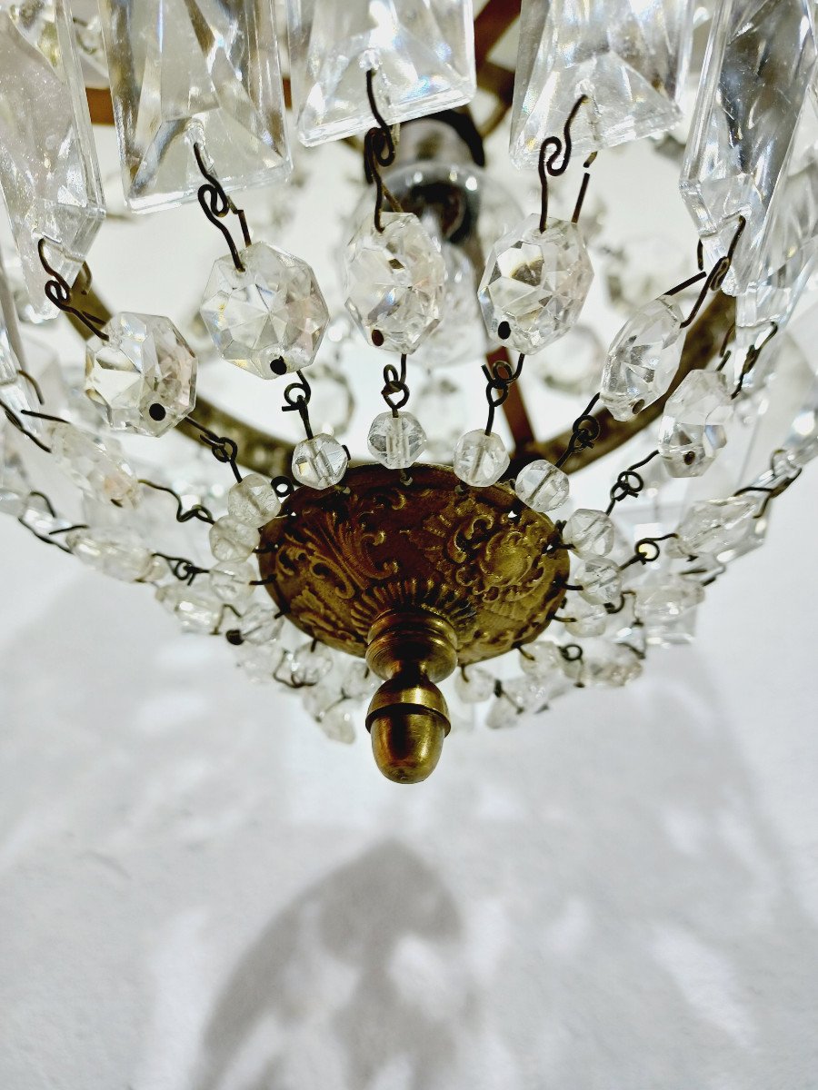 1 Light Hot Air Balloon Chandelier	-photo-8