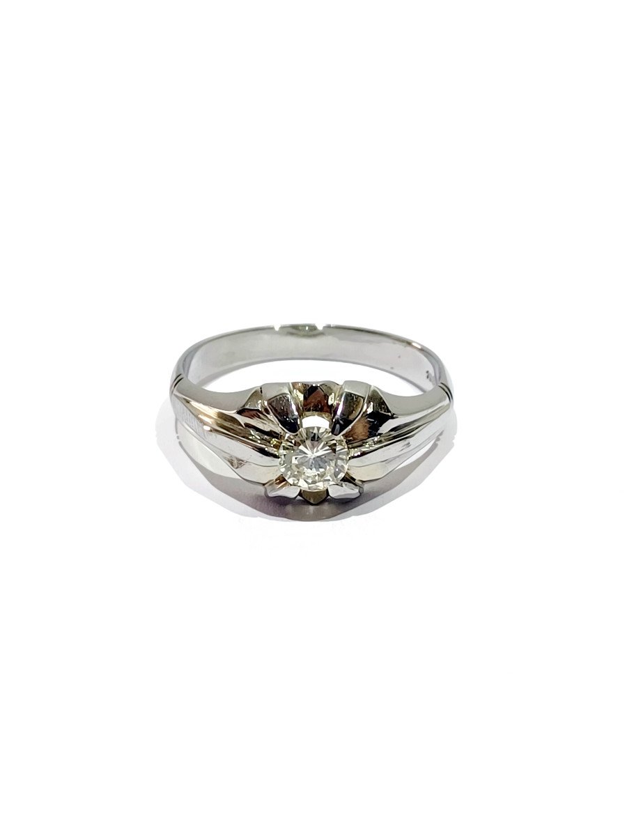 Gold And Diamond Ring -photo-1