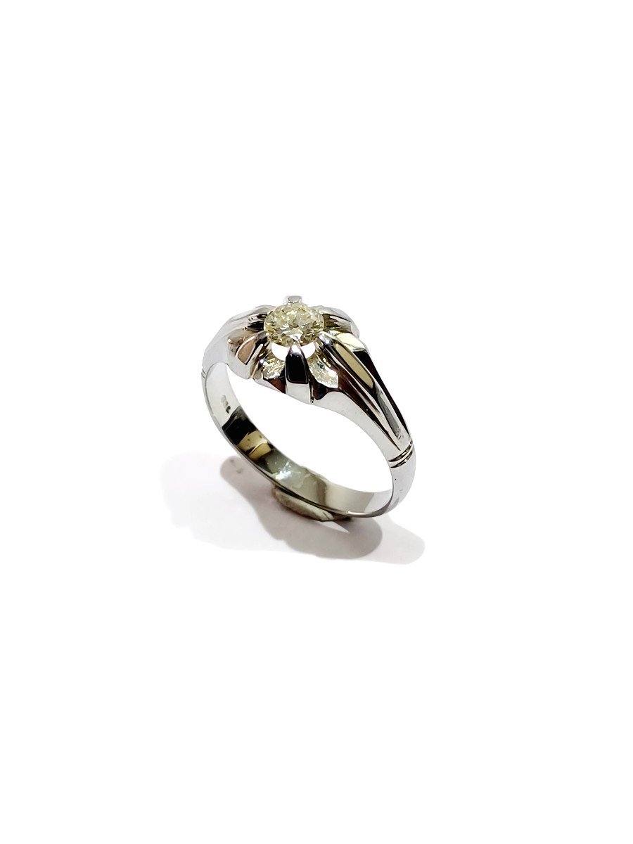 Gold And Diamond Ring 