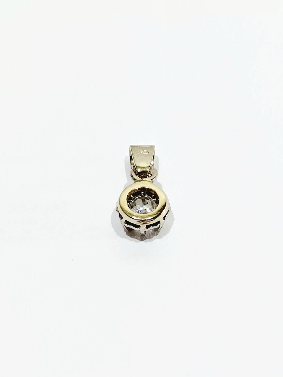 White Gold, Platinum And Diamond Pendant-photo-4