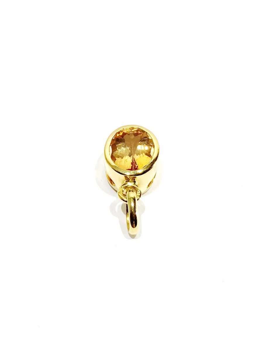 Gold And Imperial Topaz Pendant-photo-1