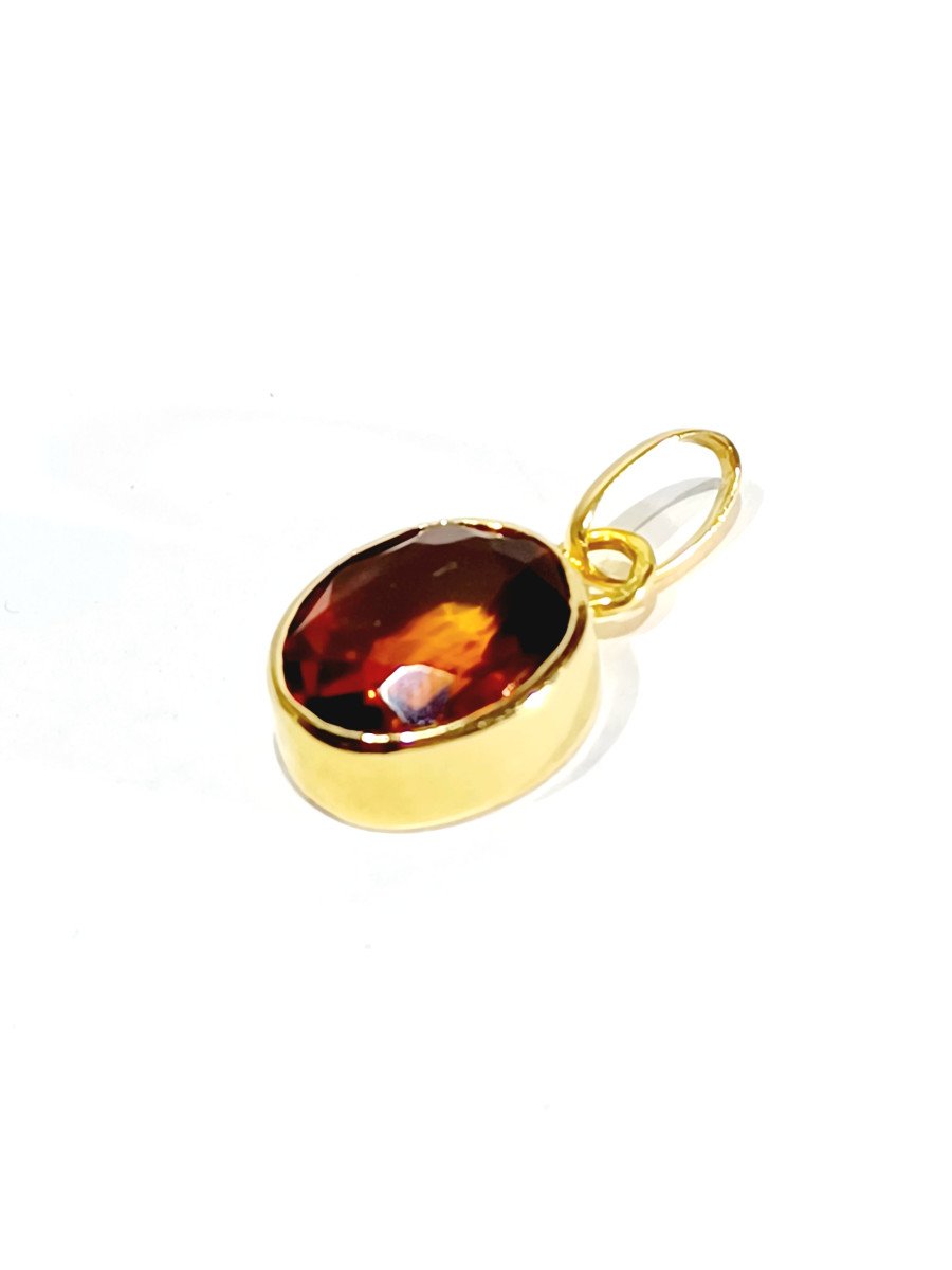 Pendentif En Or Et Citrine-photo-1