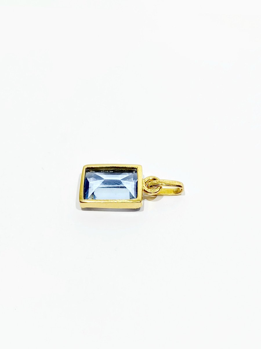 Gold And Spinel Pendant-photo-2