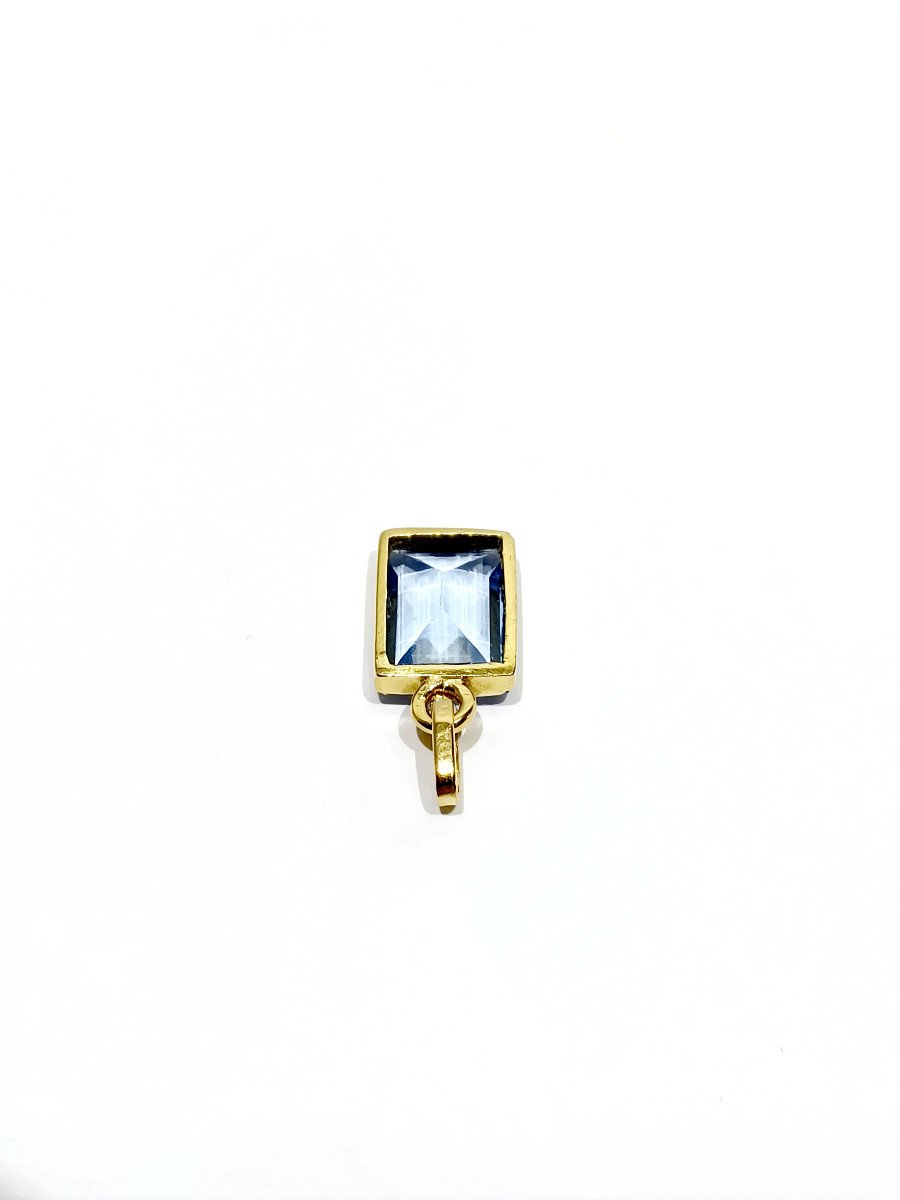 Gold And Spinel Pendant-photo-3