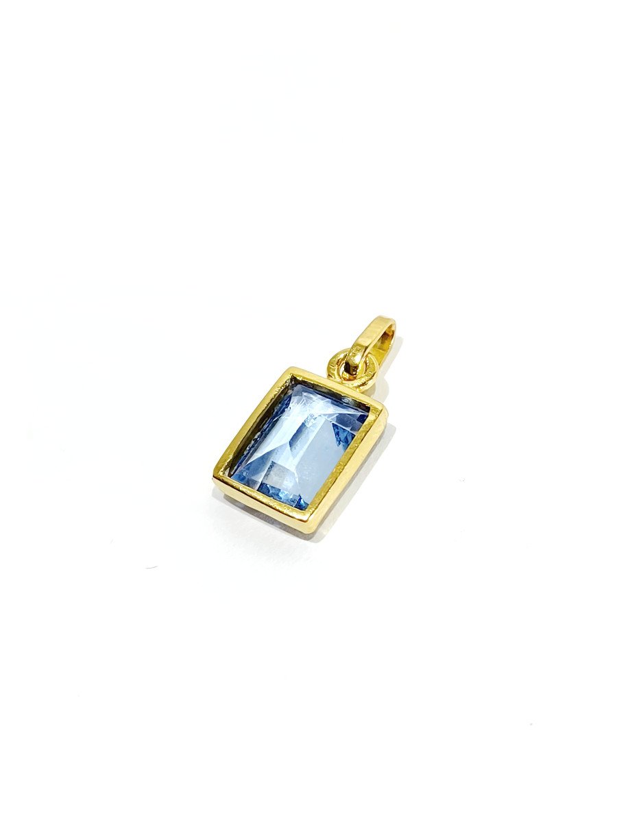 Gold And Spinel Pendant-photo-1