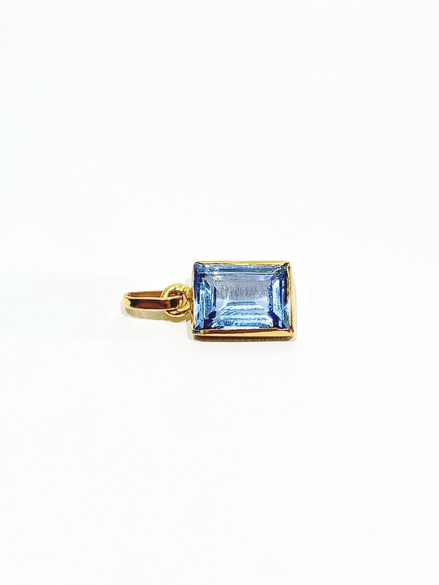 Gold And Spinel Pendant-photo-2