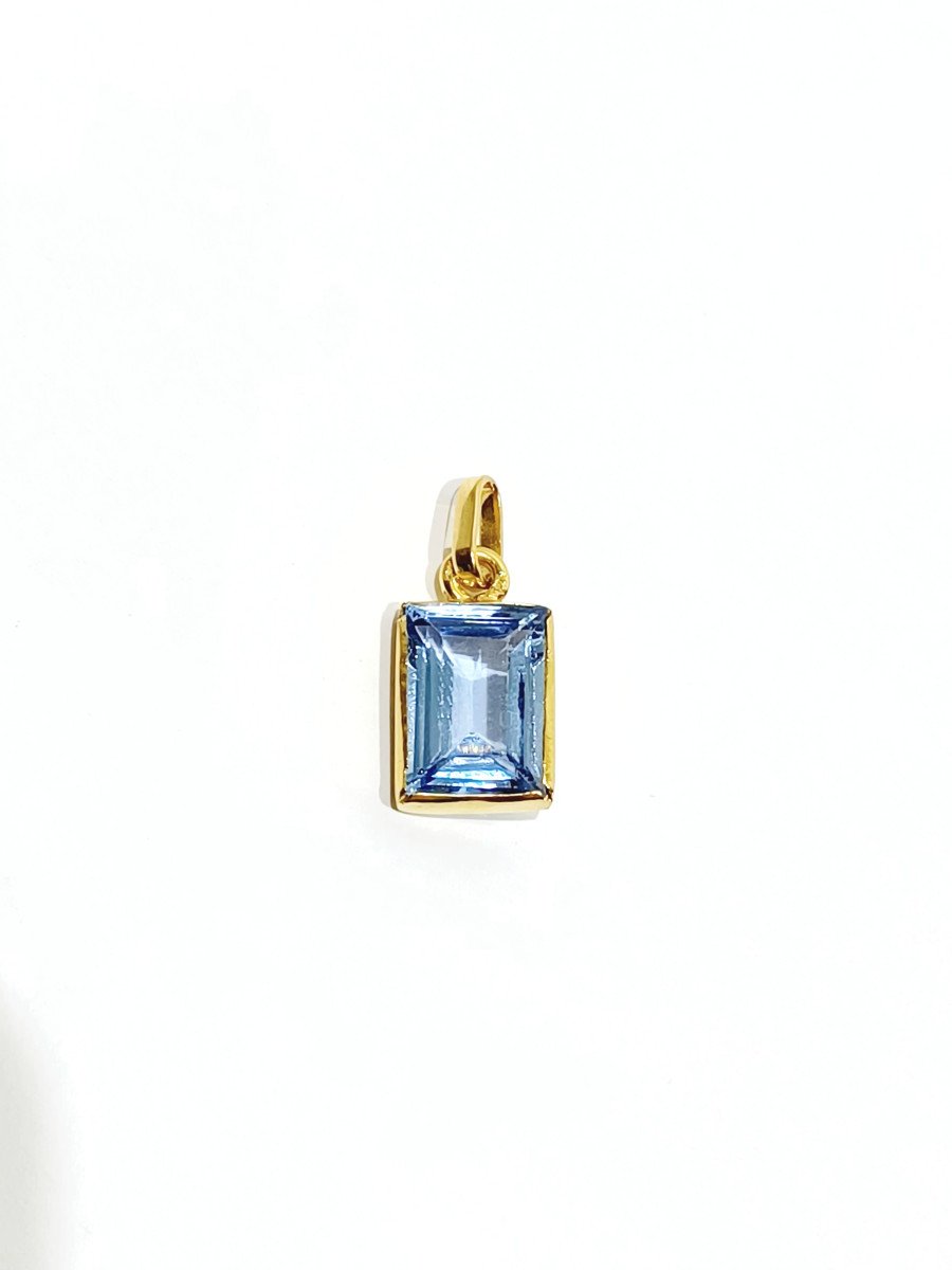 Gold And Spinel Pendant-photo-3