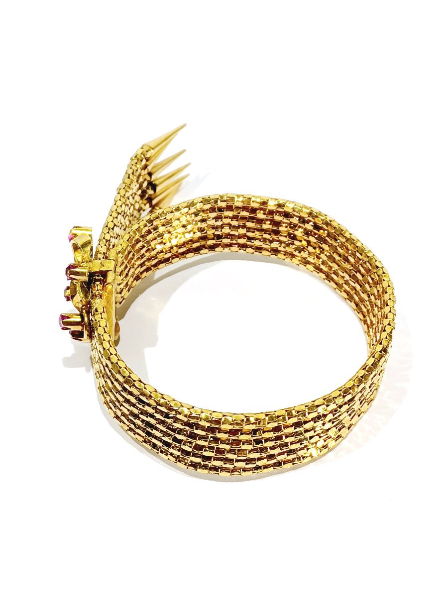 Gold And Ruby Bracelet-photo-2