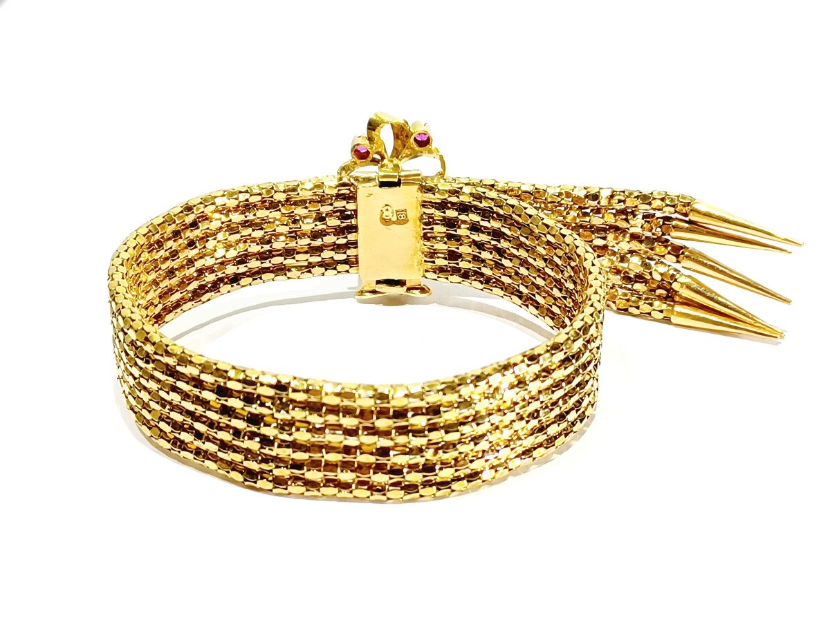 Gold And Ruby Bracelet-photo-3