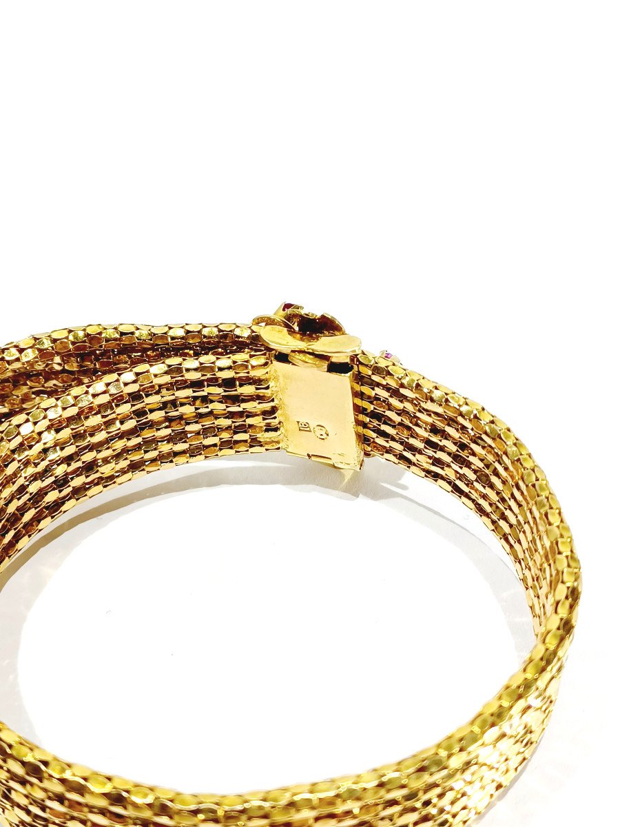 Gold And Ruby Bracelet-photo-2