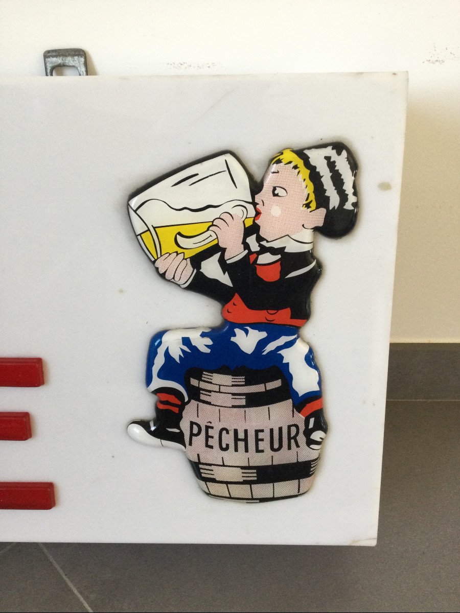 Enseigne Lumineuse Pêcheur « Bière D’alsace »-photo-2