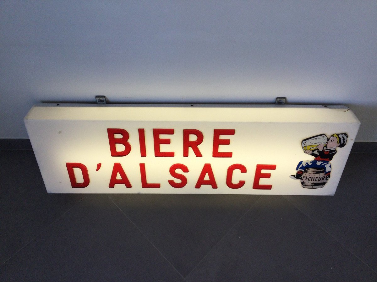 Enseigne Lumineuse Pêcheur « Bière D’alsace »-photo-7