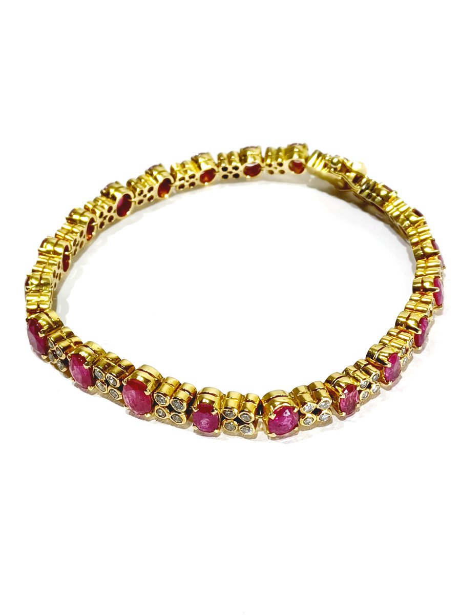 Gold And Ruby Bracelet-photo-3