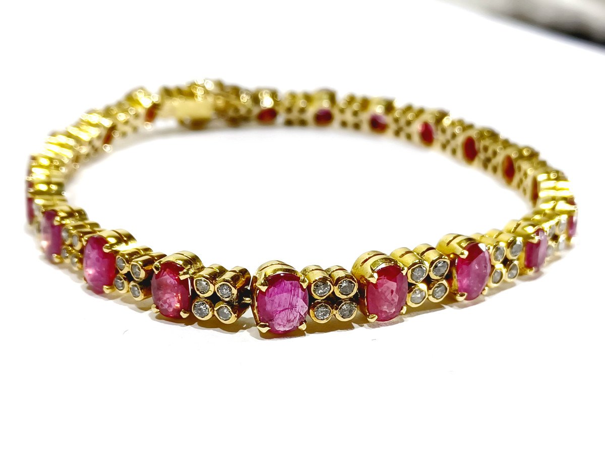 Gold And Ruby Bracelet-photo-4