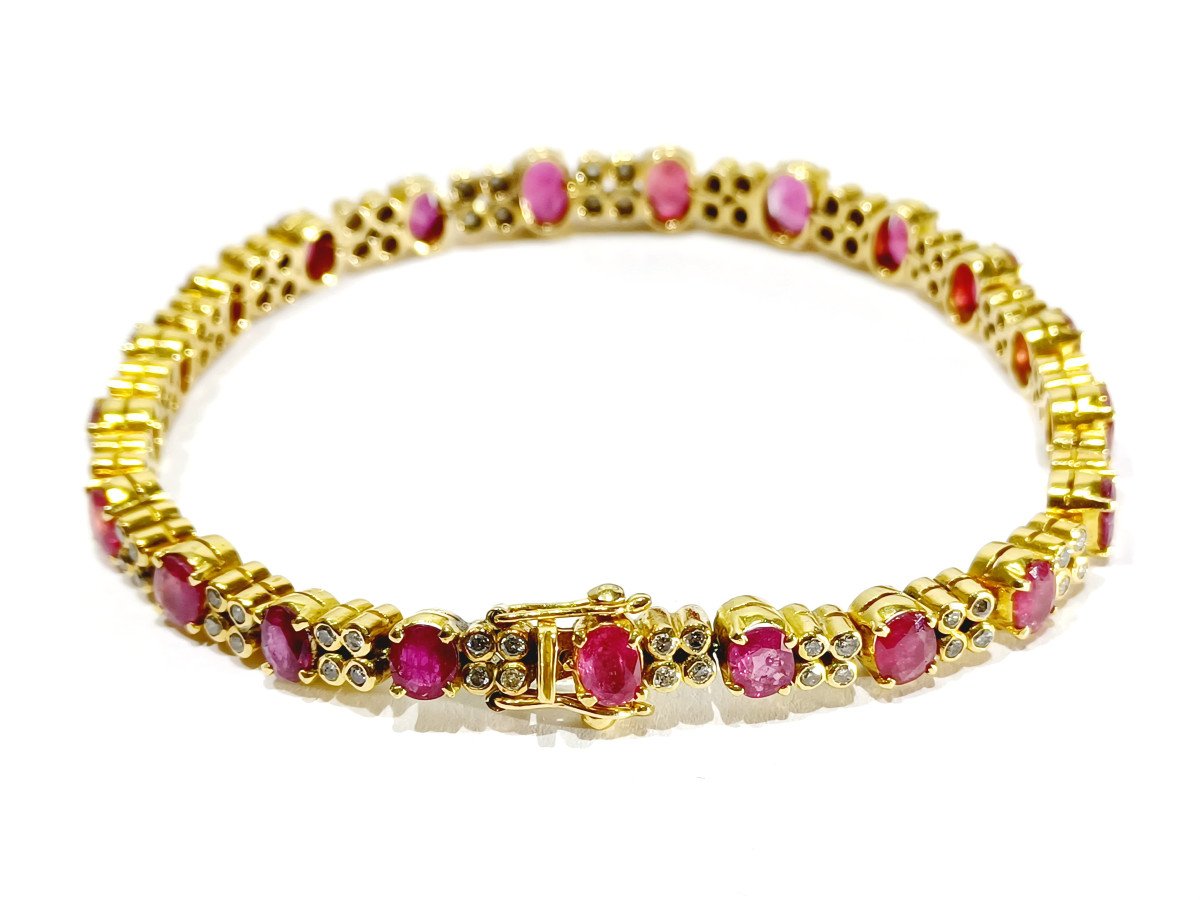 Gold And Ruby Bracelet-photo-1