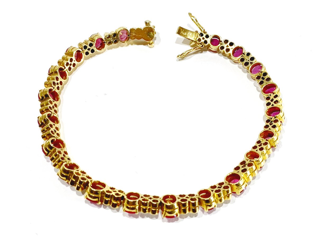 Gold And Ruby Bracelet-photo-4