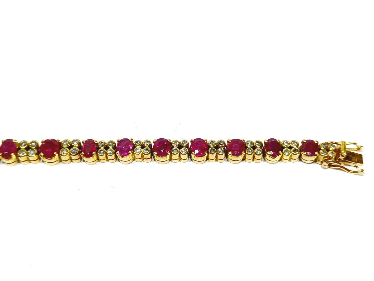 Gold And Ruby Bracelet-photo-6