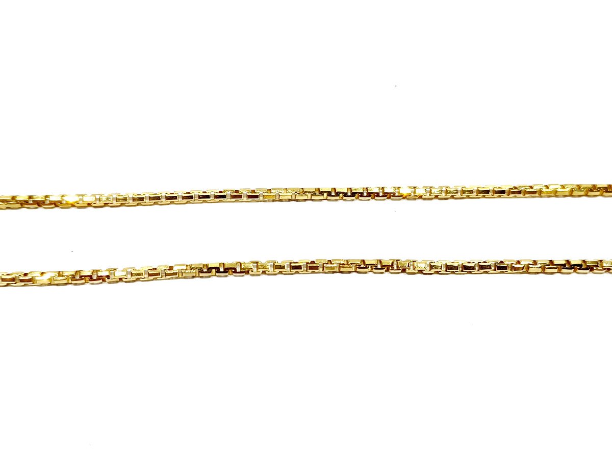 Gold Venetian Mesh Chain-photo-4