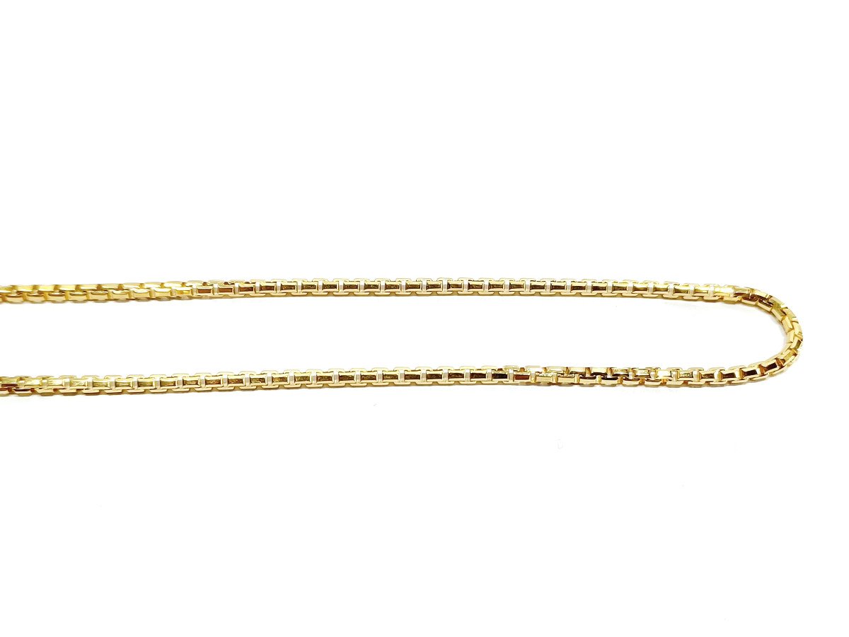 Gold Venetian Mesh Chain-photo-6