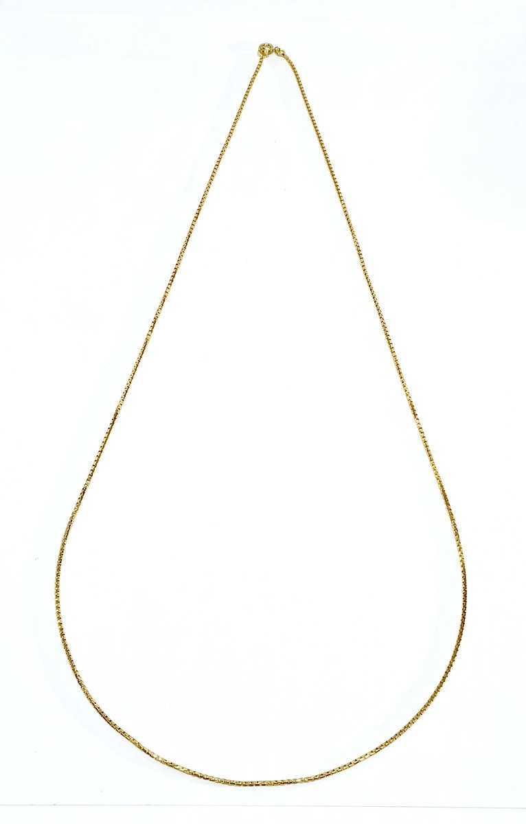 Gold Venetian Mesh Chain