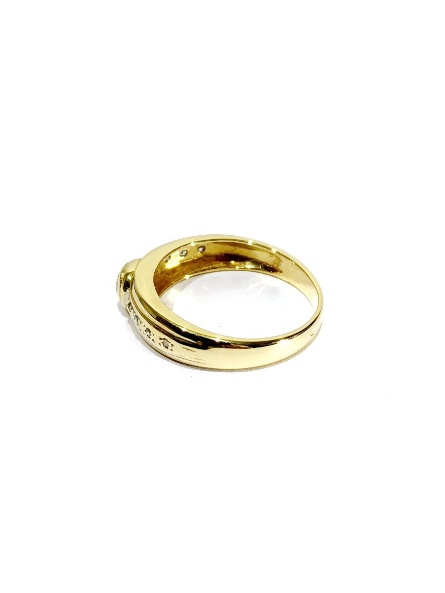 Gold And Diamond Ring -photo-2