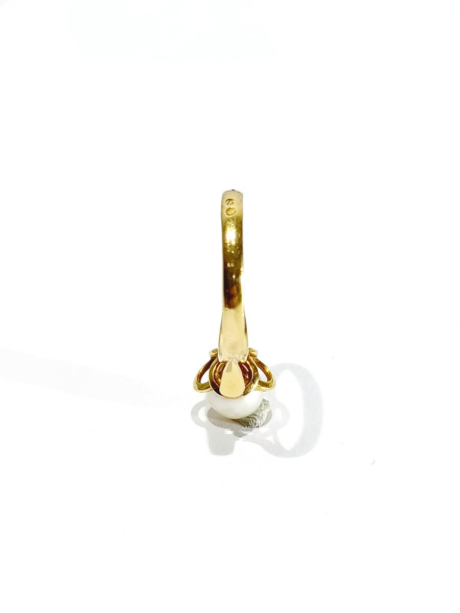 Gold And Pearl Ring -photo-6