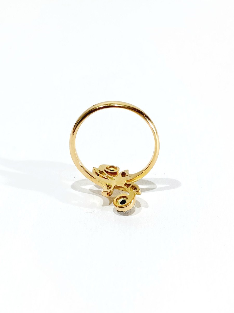 You And Me Ring In Gold, Diamonds And Sapphires -photo-6