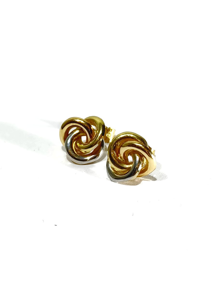 Paire De Boucles d&#039;Oreilles 3 Ors-photo-3