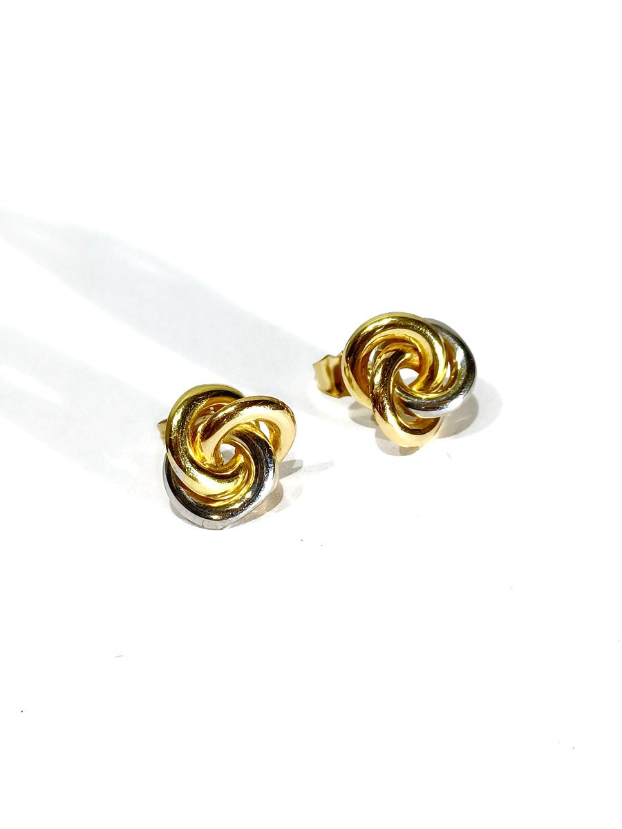 Paire De Boucles d'Oreilles 3 Ors-photo-5