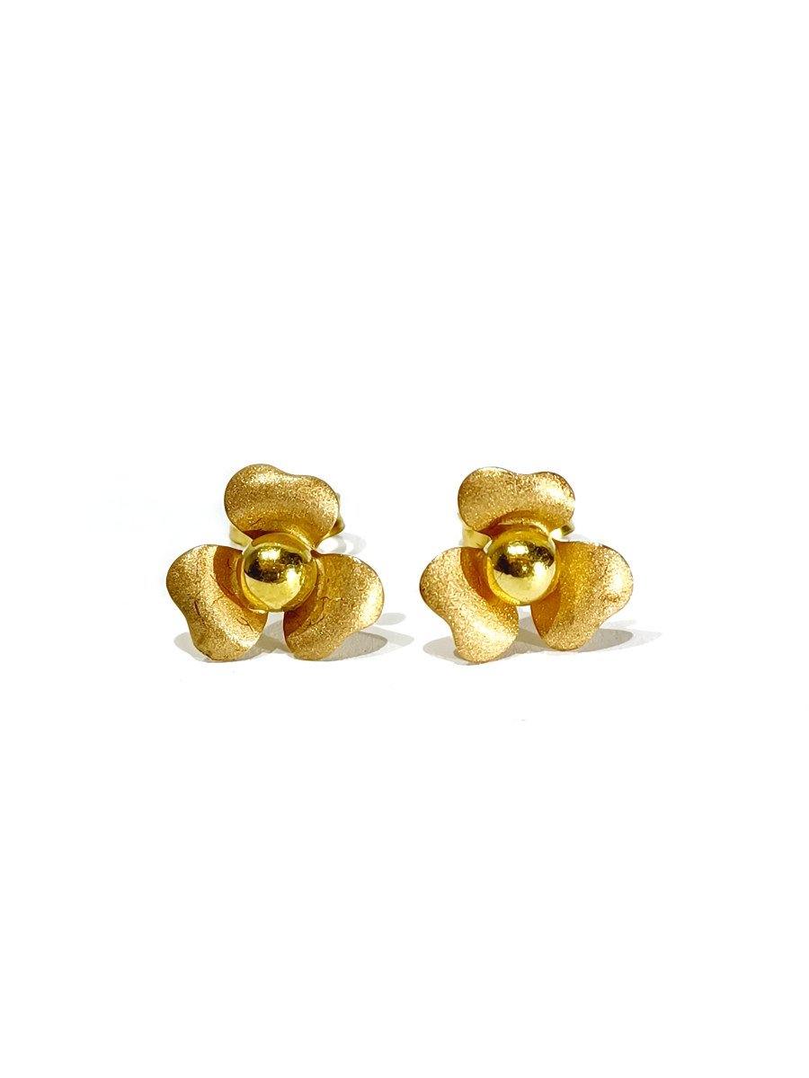 Paire De Boucle d'Oreilles Fleurs	