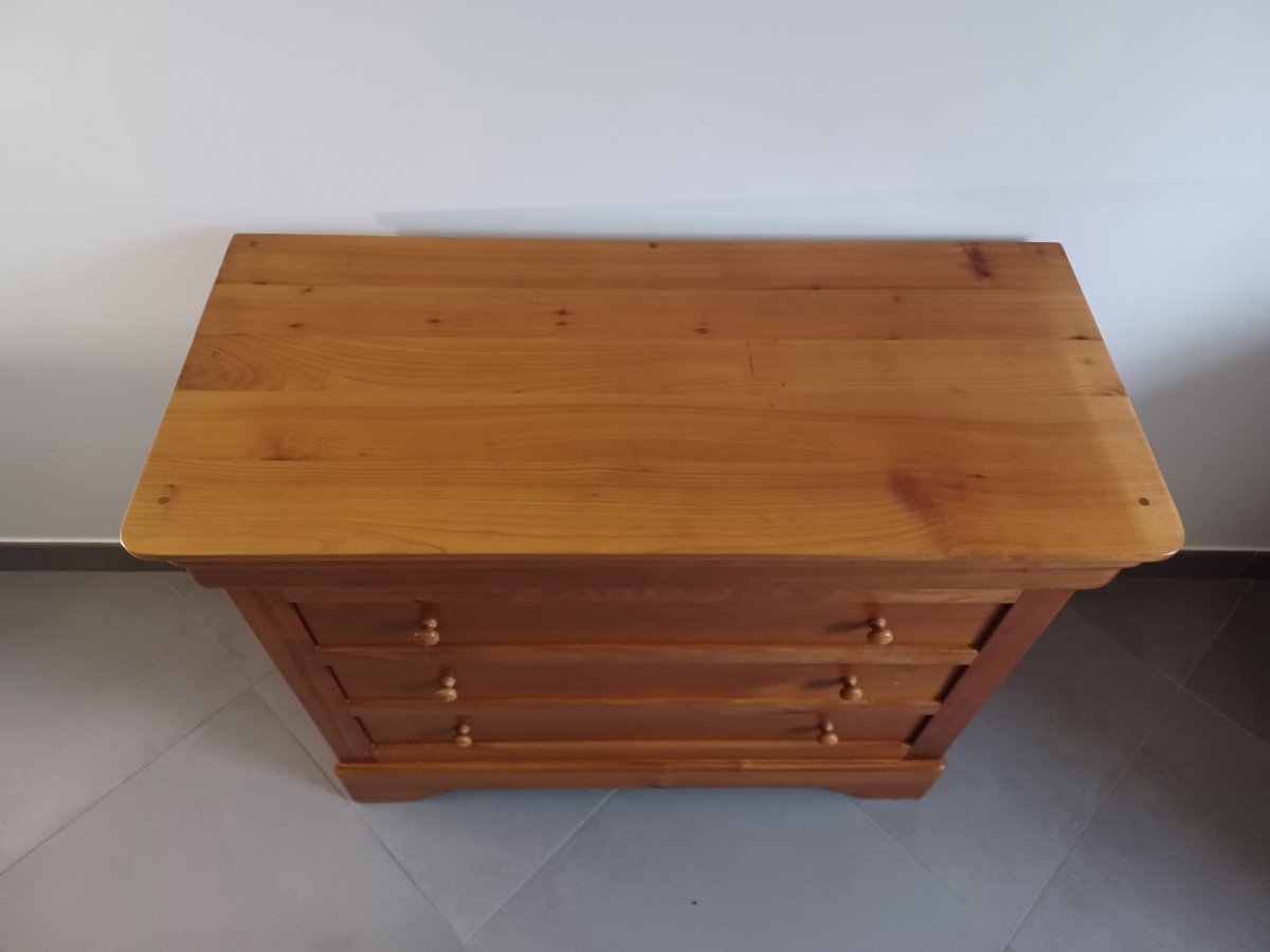 Cherrywood Chest Of Drawers With Four Drawers -photo-2