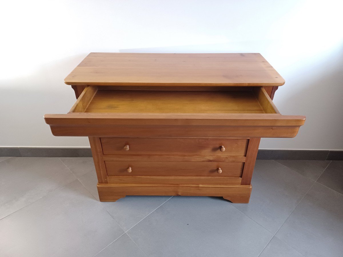 Cherrywood Chest Of Drawers With Four Drawers -photo-1