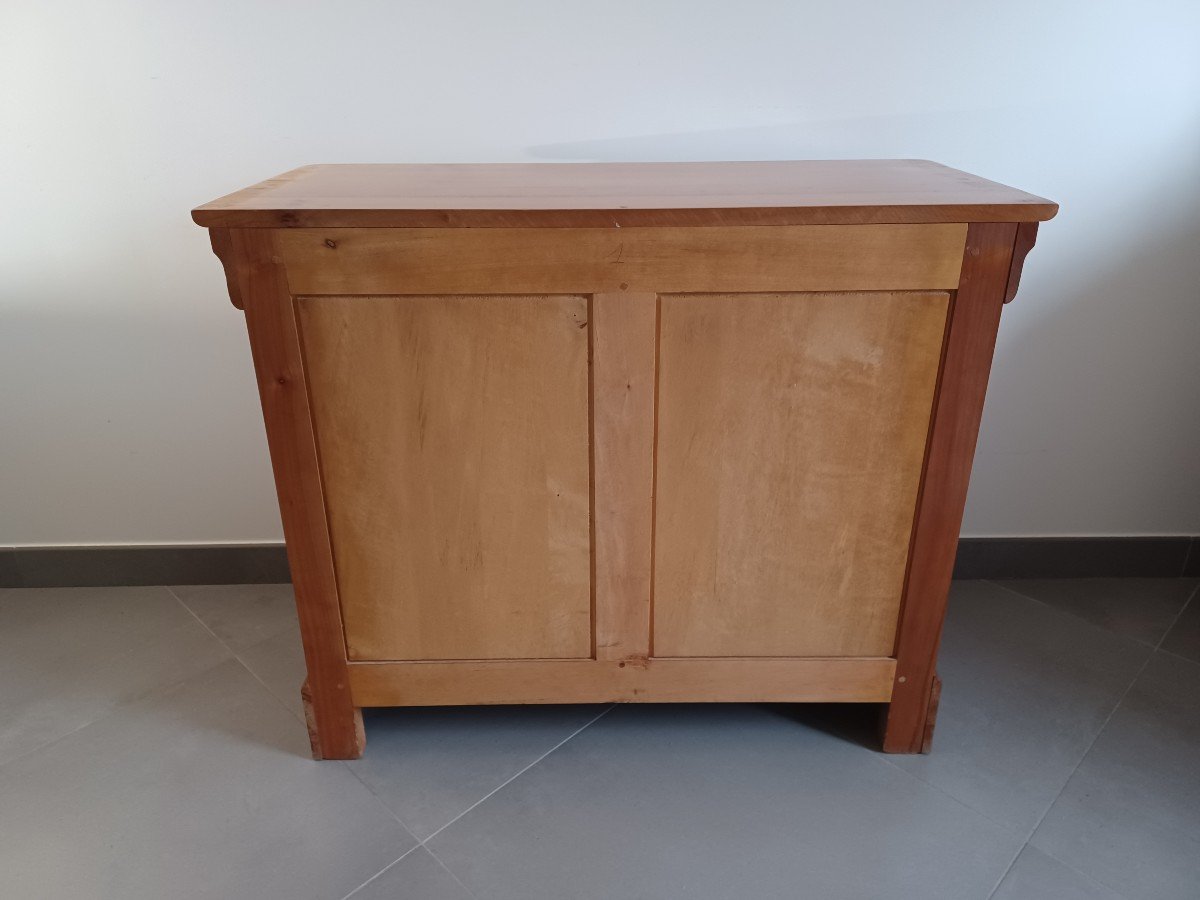 Cherrywood Chest Of Drawers With Four Drawers -photo-3