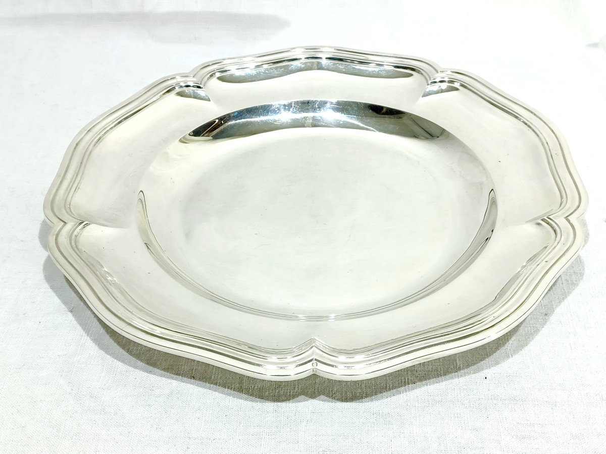 Alphonse Debain - Solid Silver Dish  -photo-1