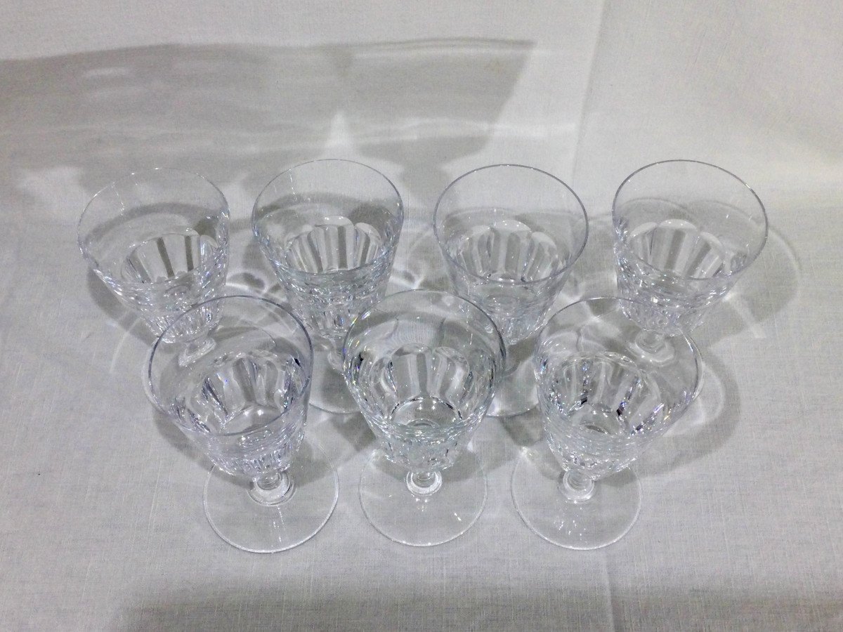 Baccarat – 7 Missouri Model Red Wine Glasses -photo-5