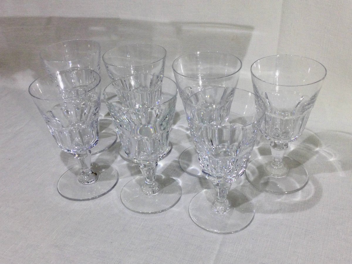 Baccarat – 7 Missouri Model Red Wine Glasses -photo-7