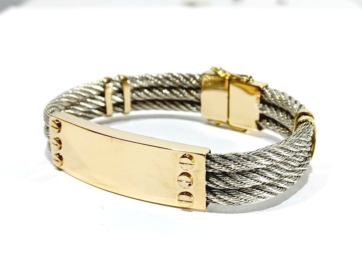 Gold And Silver Bracelet -photo-2