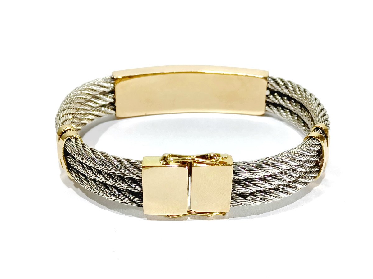 Gold And Silver Bracelet -photo-4