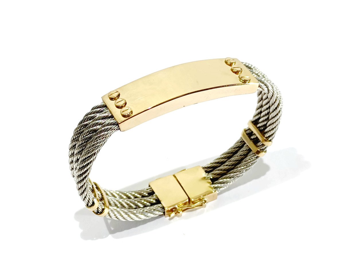 Gold And Silver Bracelet -photo-6