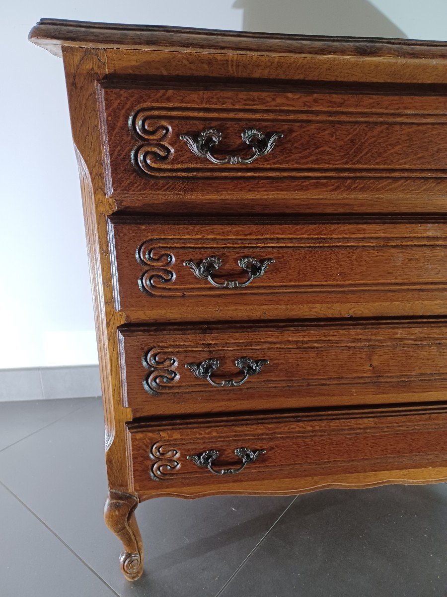 Louis XV Style Four Drawer Chest Of Drawers-photo-6