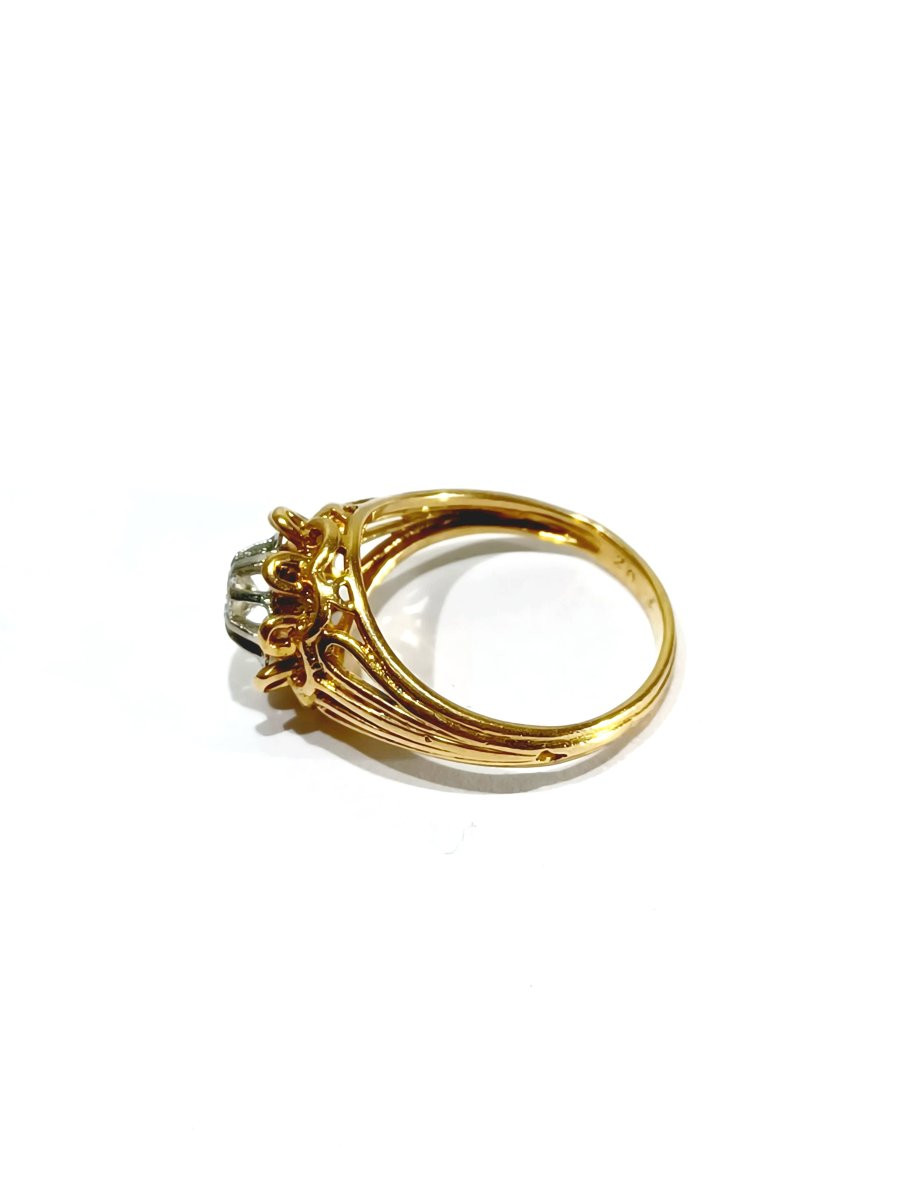 Rose Gold And Diamond Ring-photo-2